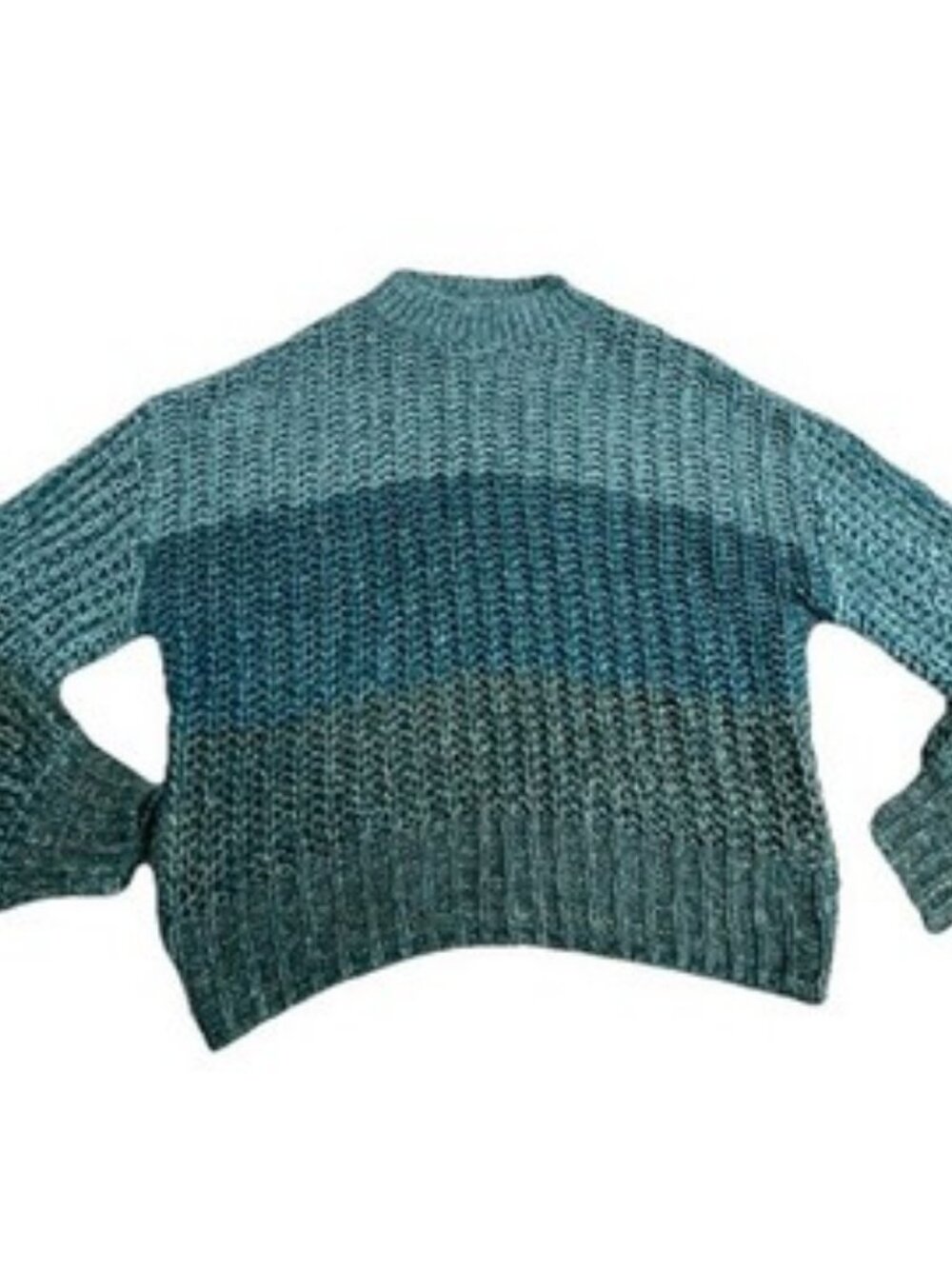 Wild Fable Teal Color Block Sweater Size XS